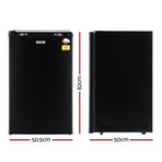 Devanti 110L Bar Fridge Black, image 2