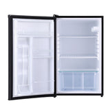 Devanti 110L Bar Fridge Black - Top-Down View