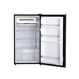 Devanti 95L Bar Fridge Black - Side View
