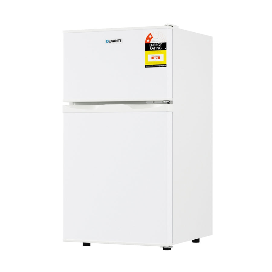 Devanti 85L white bar fridge with chiller compartment, image 7