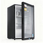 Devanti 105L Bar Fridge Glass Door Mini Fridge Countertop Cooler Black