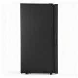 Devanti 78L Bar Fridge Glass Door Mini Fridge Countertop Cooler Black - Side View