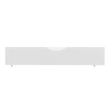 Oikiture 2x Storage Drawers Timber Trundle White