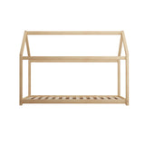 Oikiture Wooden Bed Frame Single Pine Timber Platform
