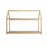Oikiture Wooden Bed Frame Single Pine Timber Platform