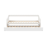 Oikiture Trundle Bed Frame Daybed Single Size Wooden