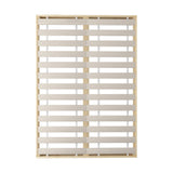Oikiture Bed Frame Double Size Pine Wood Bed Base