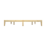 Oikiture Bed Frame Queen Size Pine Wood Bed Base - Extra Image