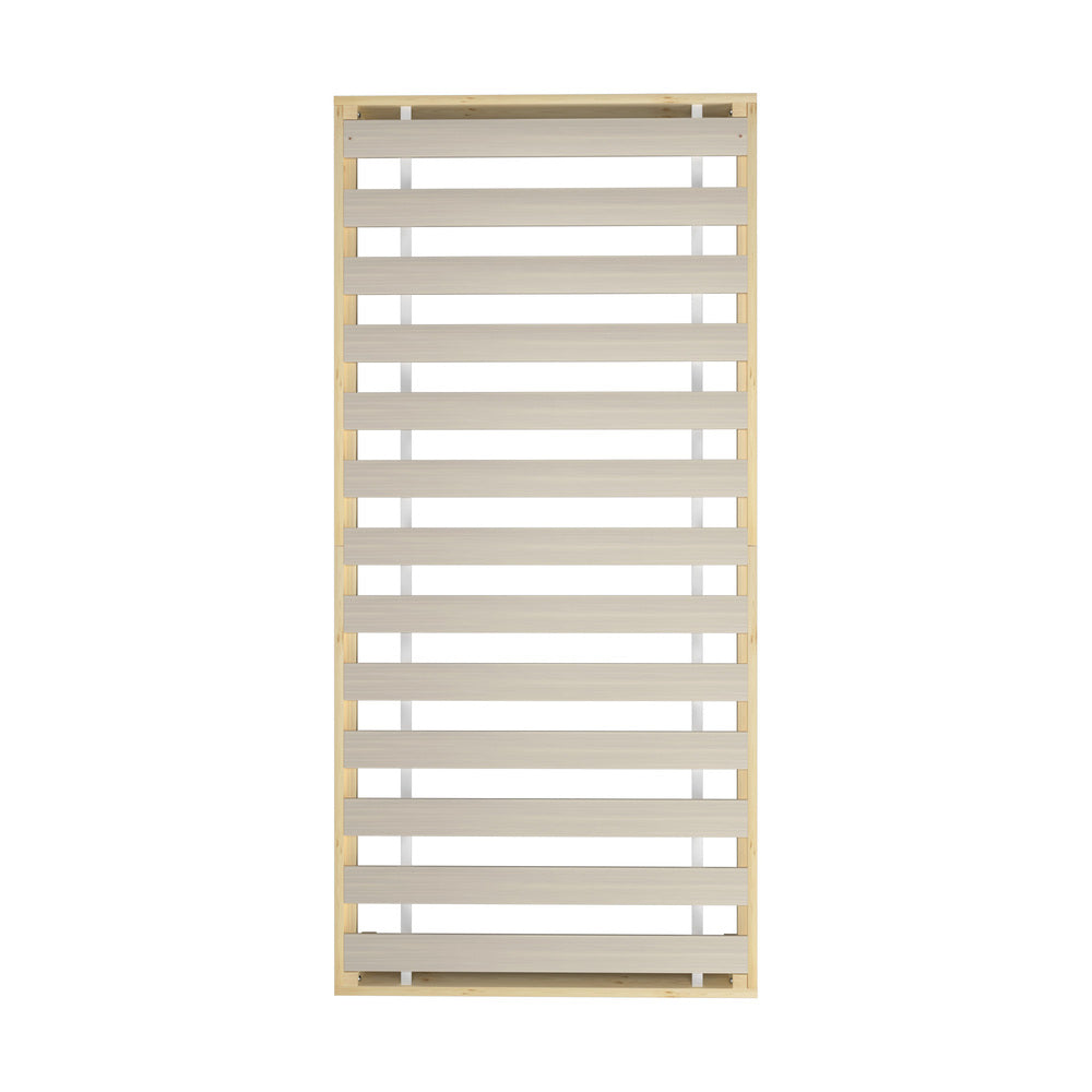 Oikiture Bed Frame Single Size Pine Wood Bed Base