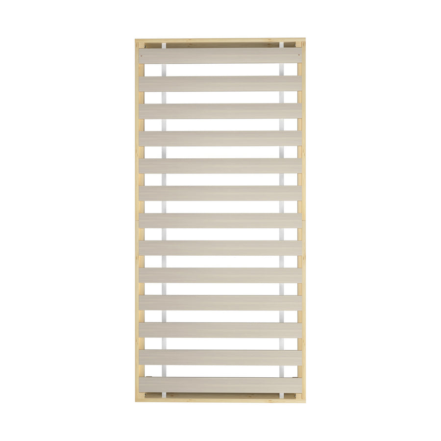 Oikiture Bed Frame Single Size Pine Wood Bed Base