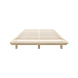 Oikiture Bed Frame Double Size Wooden Bed Base Timber Platform