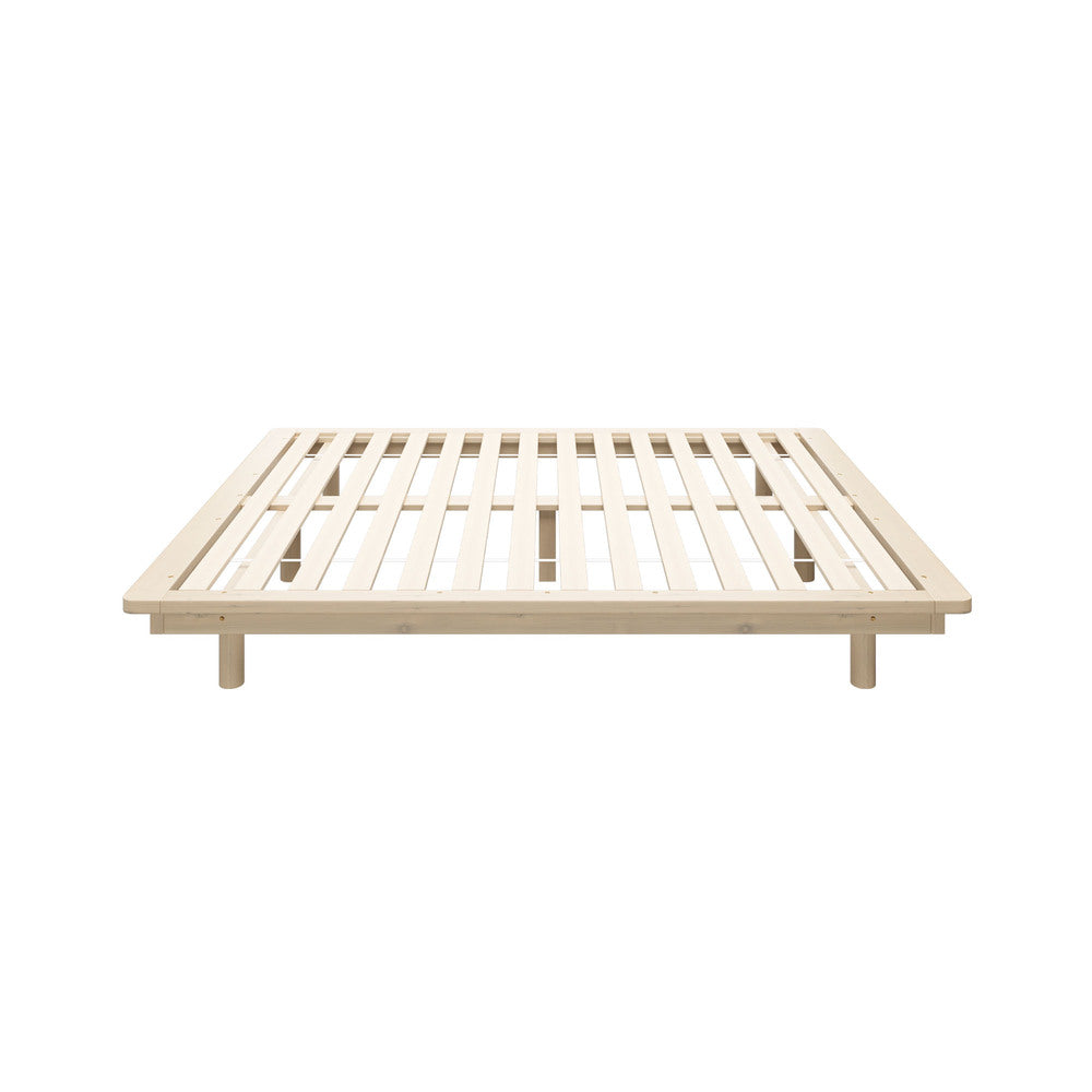 Oikiture Bed Frame Double Size Wooden Bed Base Timber Platform