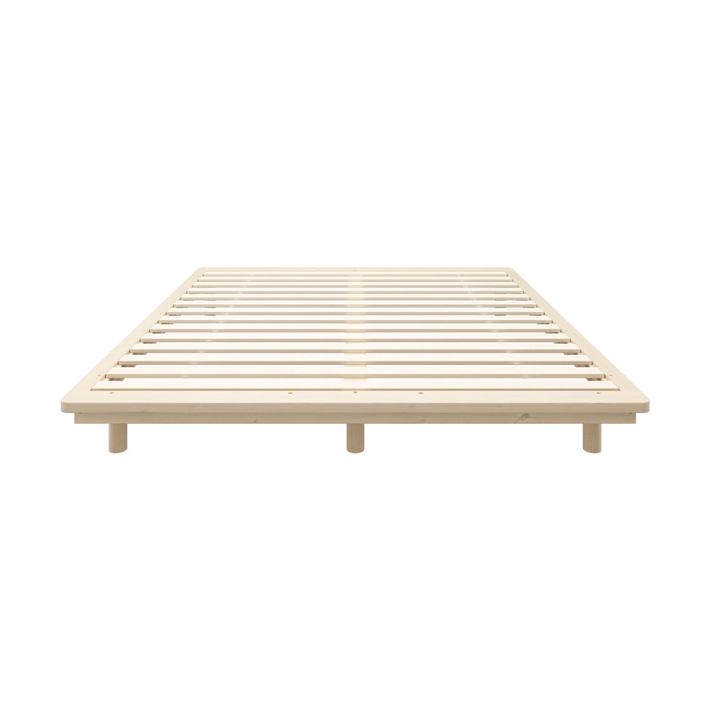 Oikiture Bed Frame King Size Wooden Bed Base Timber Platform