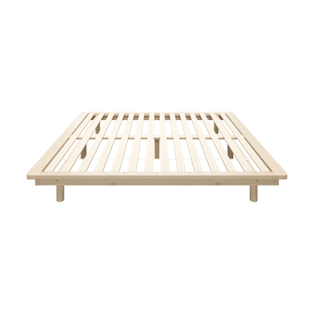 Oikiture Bed Frame King Size Wooden Bed Base Timber Platform
