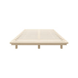 Oikiture Bed Frame Queen Size Wooden Bed Base Timber Platform