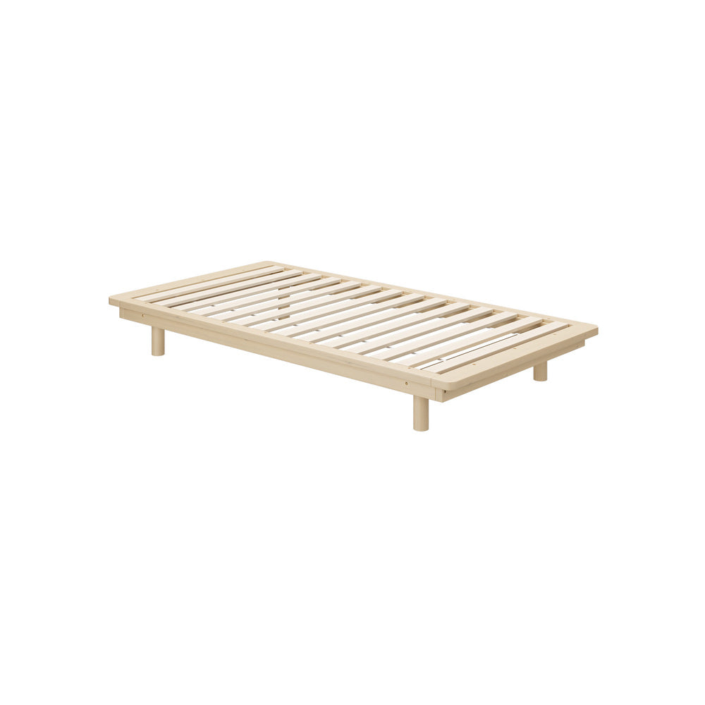 Oikiture Bed Frame Single Size Wooden Bed Base Timber Platform