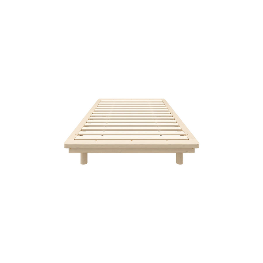 Oikiture Bed Frame Single Size Wooden Bed Base Timber Platform