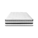 Oikiture King Single Kids Bed Frame Mattress Set Wooden Teepee House Beds