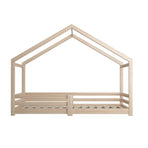 Oikiture Bed Frame Wooden Single Size Timber House Frame