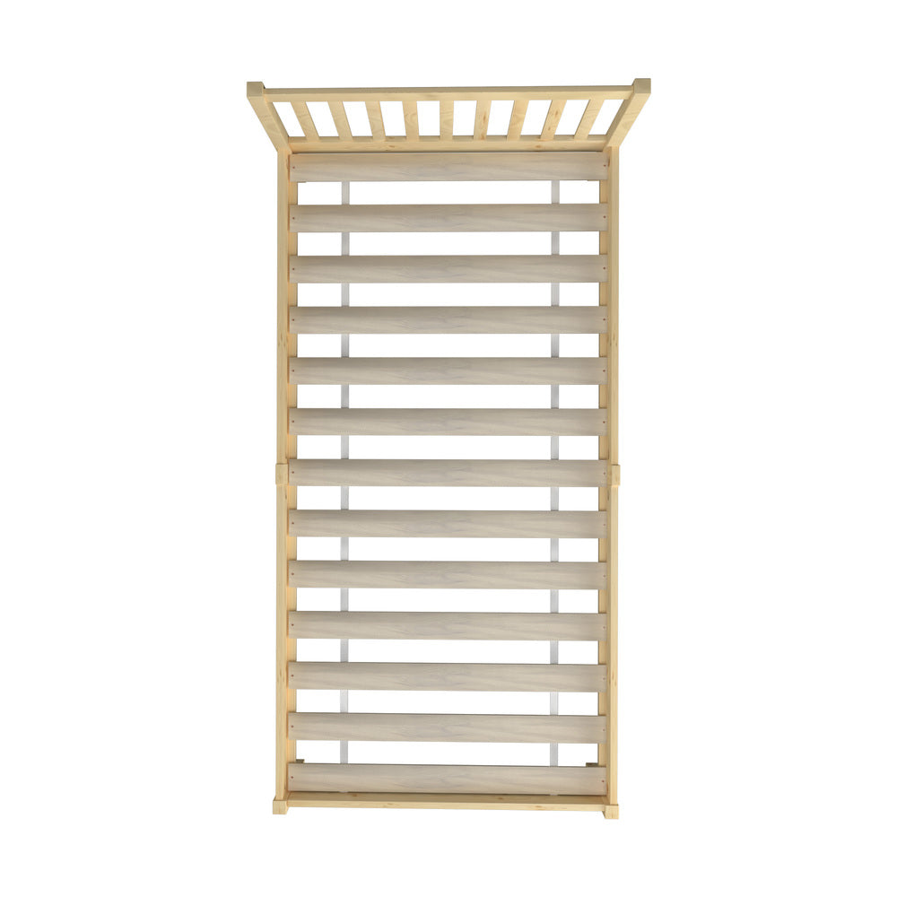 Oikiture Wooden Bed Frame King Single with Headboard
