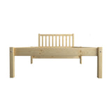 Oikiture Wooden Bed Frame King Single with Headboard - 45-Degree Angle