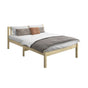 Oikiture Wooden Bed Frame Queen Size Slat Support