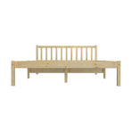 Oikiture Wooden Bed Frame Queen Size Slat Support, image 6