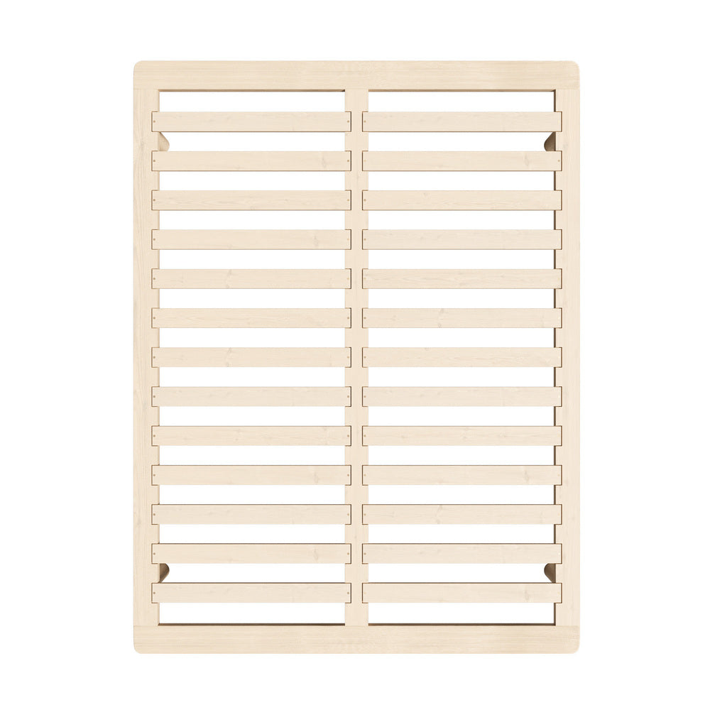 Oikiture Bed Frame Double Size Wooden Bed Base