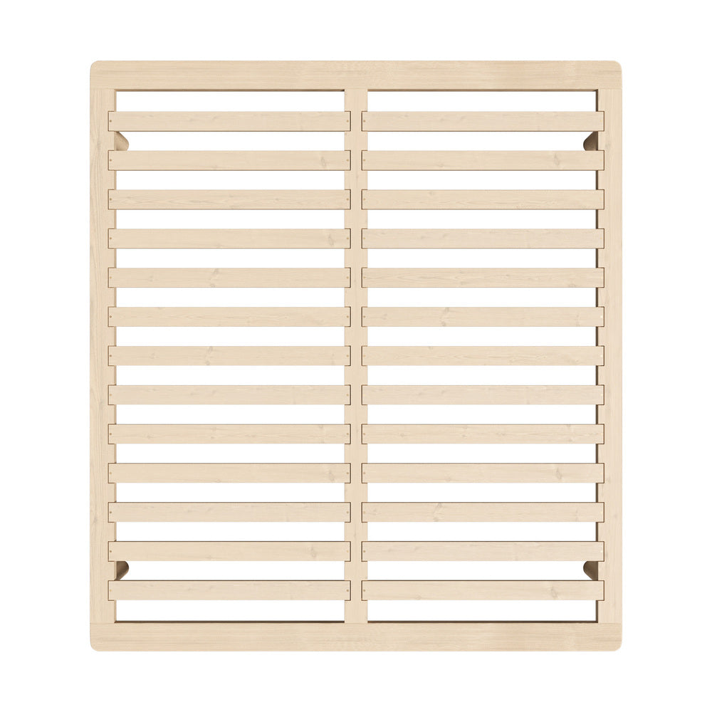 Oikiture Bed Frame King Size Wooden Bed Base