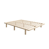 Oikiture Bed Frame King Single Wooden Bed Base