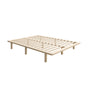 Oikiture Bed Frame Queen Size Wooden Bed Base