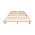 Oikiture Bed Frame Queen Size Wooden Bed Base, image 2
