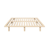 Oikiture Bed Frame Queen Size Wooden Bed Base