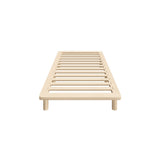 Oikiture Bed Frame Single Size Wooden Bed Base