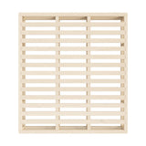 Oikiture Wooden Bed Frame King Size Cage-like Base - 45-Degree Angle