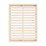 Oikiture Wooden Bed Frame Queen Size Cage-like Base