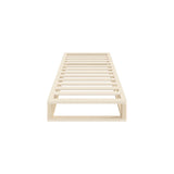 Oikiture Wooden Bed Frame Single Size Cage-like Base