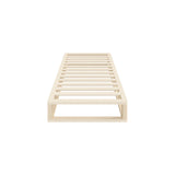 Oikiture Wooden Bed Frame Single Size Cage-like Base - 45-Degree Angle