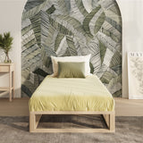 Oikiture Wooden Bed Frame Single Size Cage-like Base