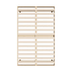 Oikiture Bed Frame King Single Bed Base Solid Wood Slats