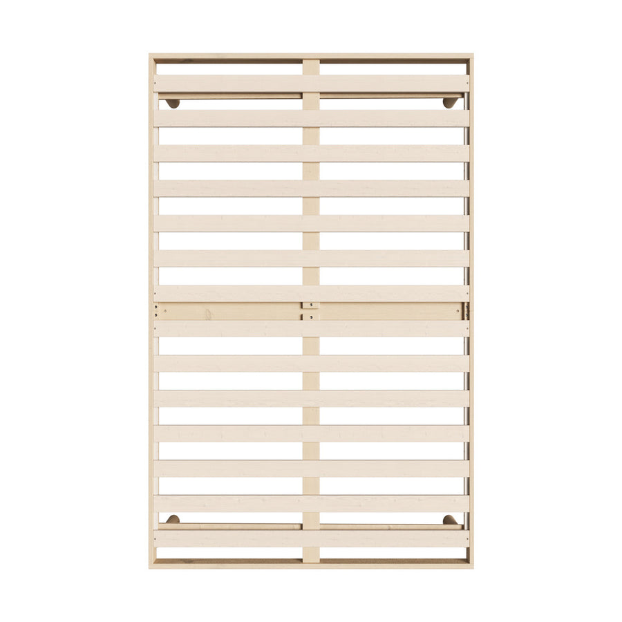 Oikiture Bed Frame King Single Bed Base Solid Wood Slats