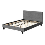 Artiss Bed Frame Double Size Grey NEO - Side View