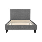 Artiss Bed Frame King Single Size Grey NEO - Low Angle