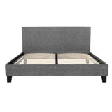 Artiss Bed Frame Queen Size Grey NEO - Low Angle