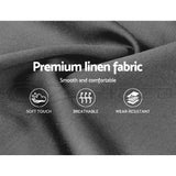 Artiss Bed Frame King Single Size Gas Lift Grey NINO - Close-Up Angle