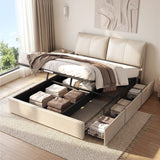 Artiss Queen Bed Frame Gas Lift Storage 3 Drawers Adjustable Headboard Platform Base - Extra Image