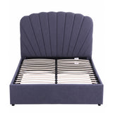 Artiss Double Bed Frame with Lift Up Storage and USB Ports Grey