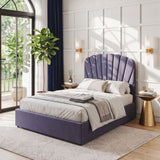 Artiss Double Bed Frame with Lift Up Storage and USB Ports Grey - Extra Image