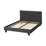 Artiss Bed Frame Double Size Charcoal NEO - Side View