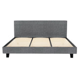Artiss Bed Frame King Size Grey NEO - Close-Up Angle